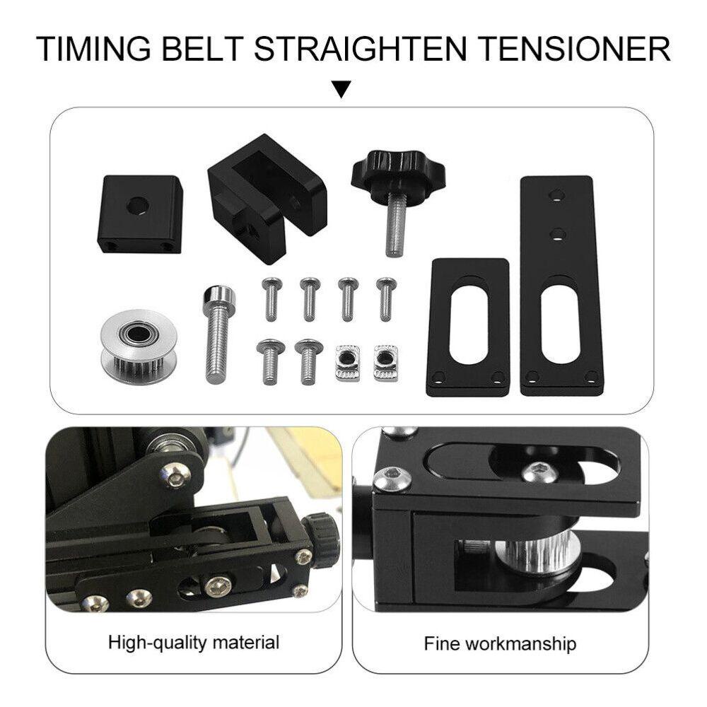 Nanas Timing Belt Tahan Lama Aksesoris Printer 3D Paduan Aluminium X-axis Synchronous Belt