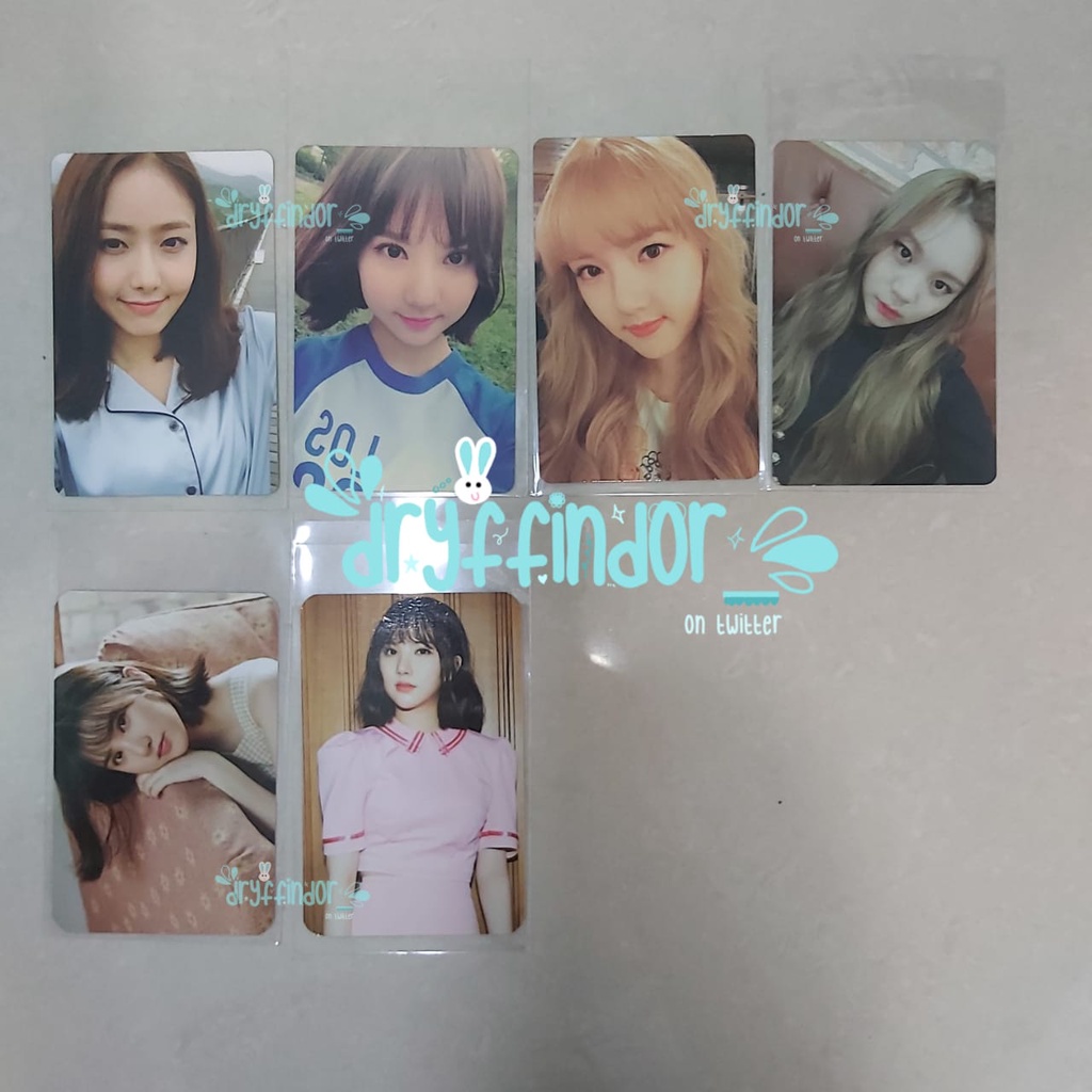(READY) GFRIEND Photocard PC Eunha LOL | SinB LOL | Umji TAWK | Yerin TAWK | Eunha Parallel | The Aw