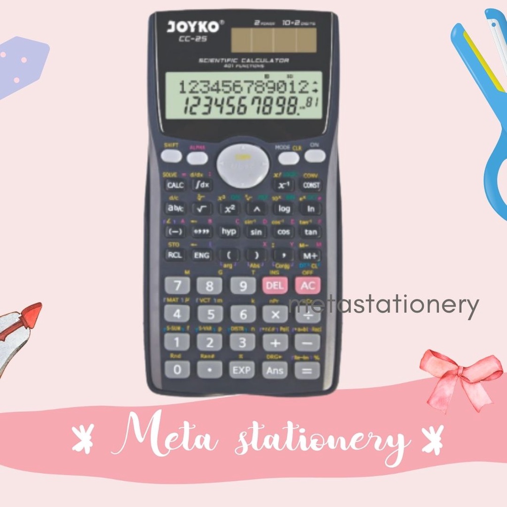

Calculator / Kalkulator Joyko CC-25 / Scientific / 401 Functions