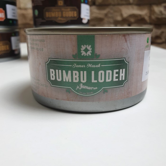 

Jejamuran Bumbu LODEH Jamur Masak Kaleng Khas Jogja Makanan Kaleng