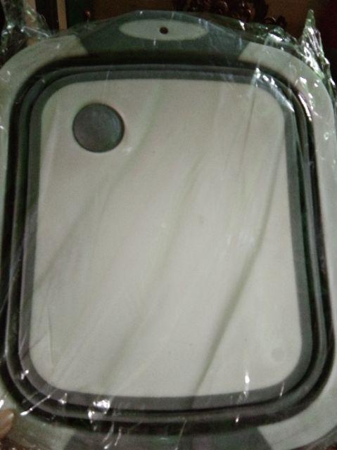 Baskom Talenan Lipat /magic Talenan Lipat Alat Dapur Serbaguna