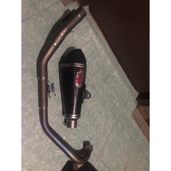 r9 austin carbon titanium full original r15 xabre exhaust kenalpot original
