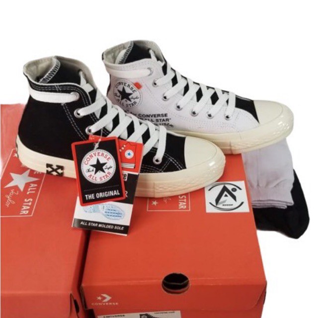 TERBARU!!!SEPATU SNEAKER 70s CHUCK TAYLOR OFF WHITE HI