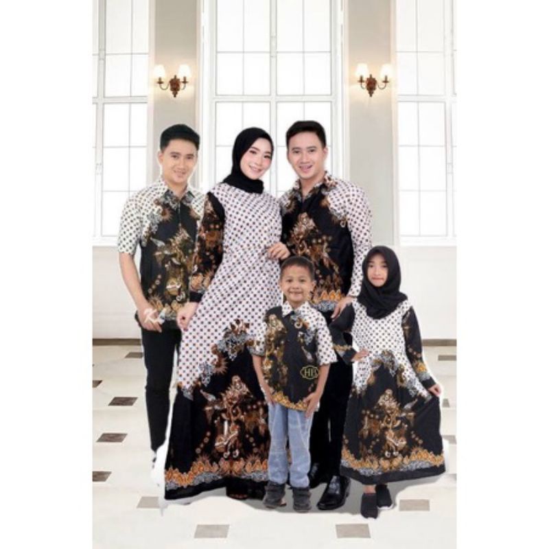 [BISA COD] BAJU BATIK COUPLE KELURGA - SARIMBIT IBU AYAH DAN ANAK