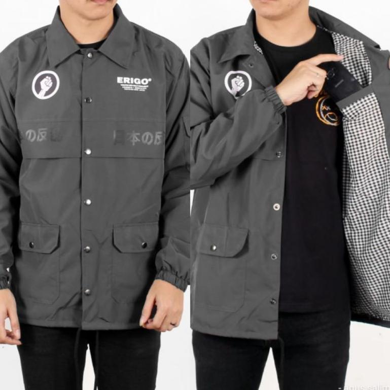[GIDGW7857] Jaket Pria-Jaket Parka Ergi jepang /jaket cougle / jaket coach Premium original quality