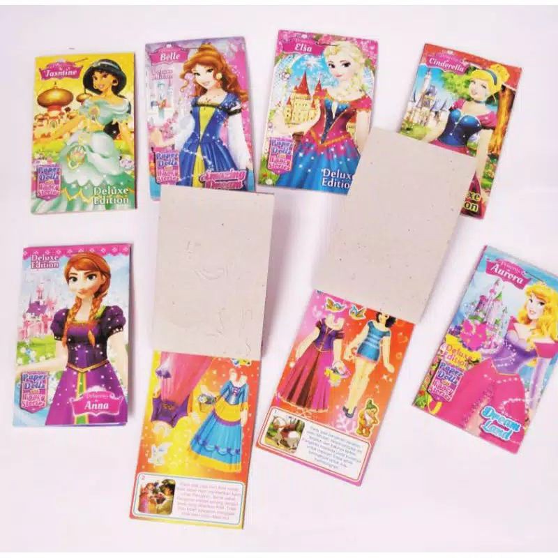 Buku BP Mini Princess Bongkar Pasang Baju Mainan Jadul Anak Cewe