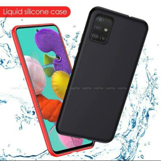 Samsung M21 Soft Case Silikon Liquid Silicone Case Original