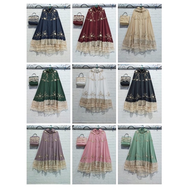 COD Mukena Bordir Syahnaz/Mukena Seserahan/Mukena Hadiah