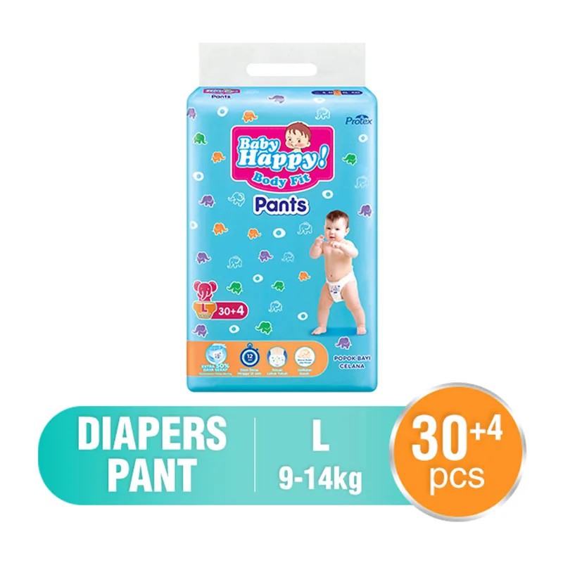 Popok Baby Happy PantS L30+4 | Pampers