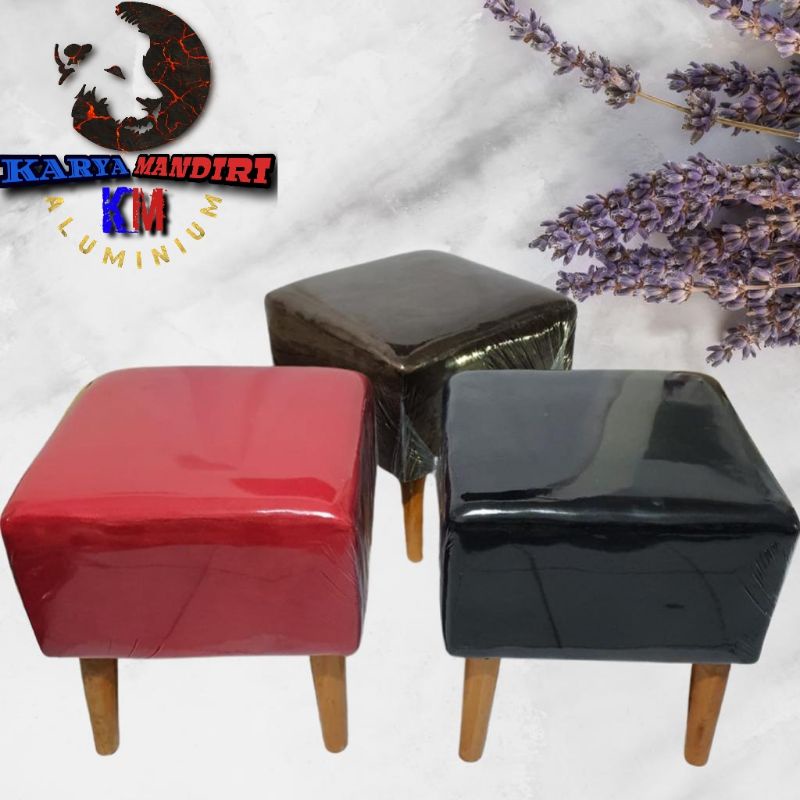 SOFA STOOL / SOFA KOTAK / KURSI STOOL TINGGI 45CM - KOTAK