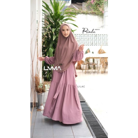 gamis polos rindu abaya Umma