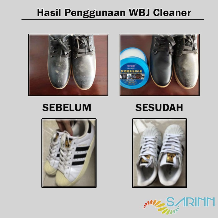 Pembersih Sepatu Sneakers Pemutih Sol Midsole Outersole Memutihkan Yellowish Mengkilapkan WBJCleaner