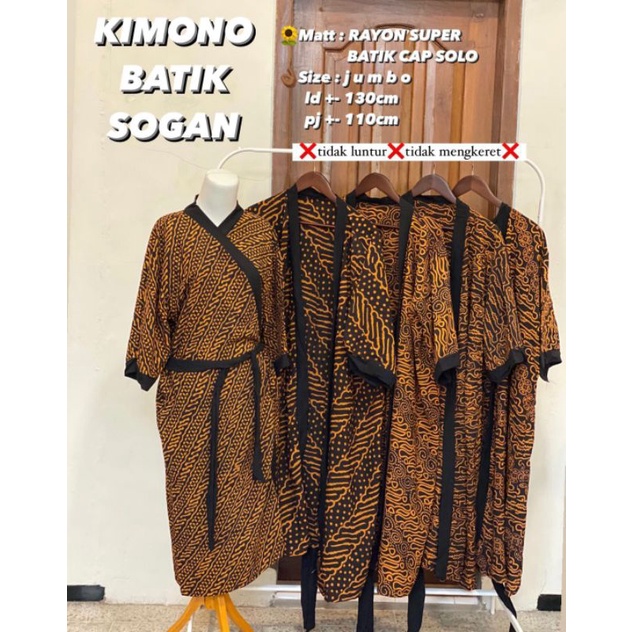 KIMONO BATIK RAYON SUPER SIZE JUMBO BIGSIZE. KIMONO PRIA DAN WANITA