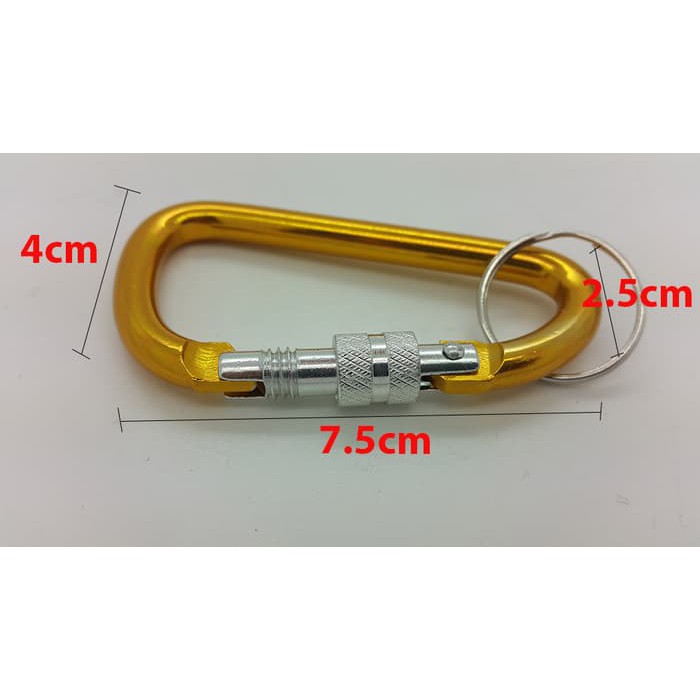 carabiner ulir besar / carabiner ulir 7.5 cm / hook-1