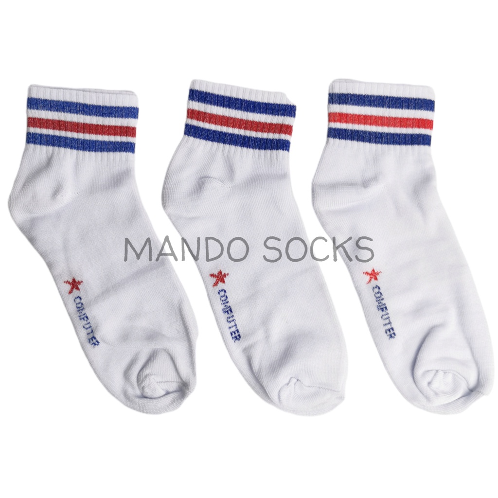 Kaos kaki  OLDSCHOOL pendek/kaos kaki motif stripe/Kaos Kaki sport/kodachi