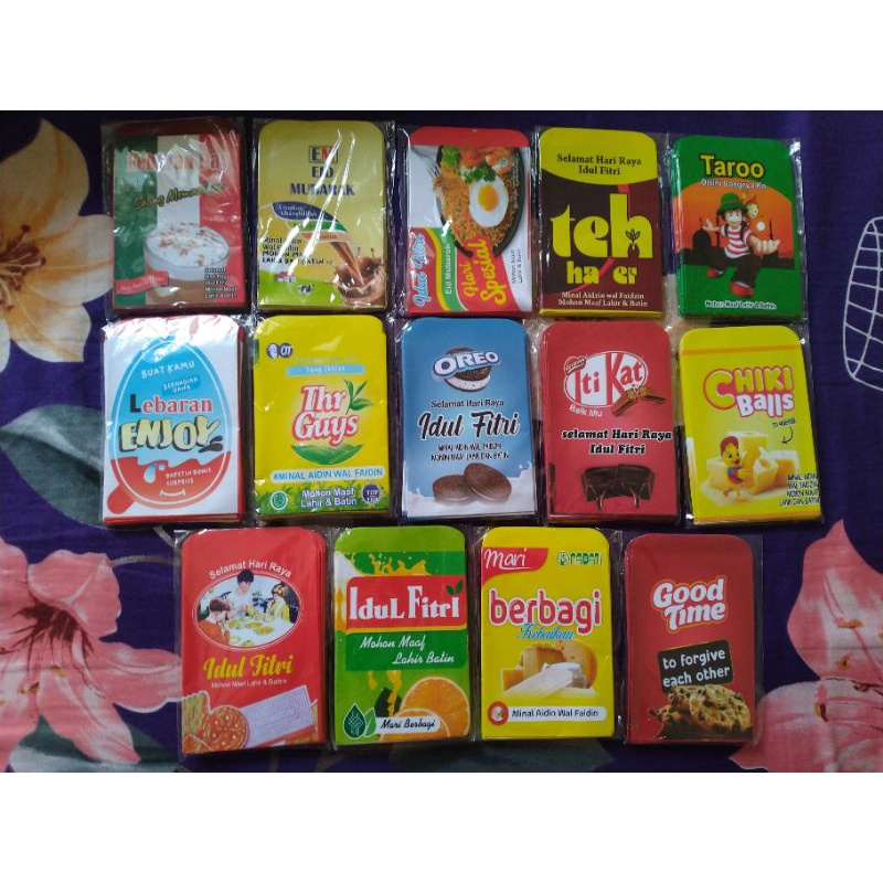 

AMPLOP LEBARAN SNACK VIRAL MURAH ISI 40PCS/AMPLOP THR ISI 40PCS MURAH
