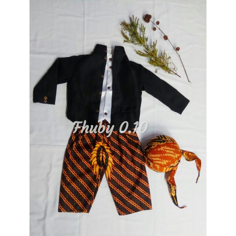 Agen Beskap Hewes Anak / Beskap Sikepan Anak / Beskap+celana Batik Coklat+blangkon Sliwir / Beskap Balita m7wGnafVV353xg