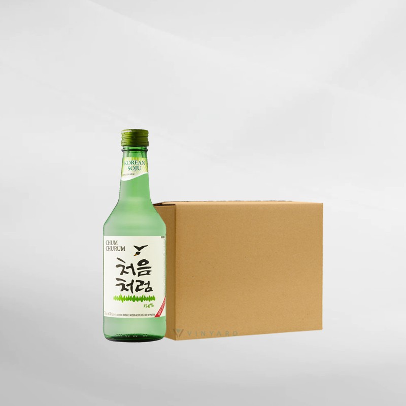 Promo 1 Ctn ( 20 Btl ) ChumChurum Soju 360 Ml ( Original &amp; Resmi By Vinyard )