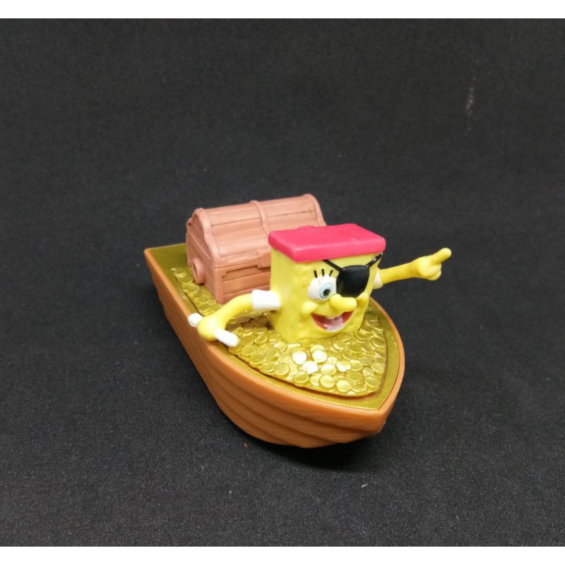 Action figure Spongebob McDonald Spongebob Happy Meal Patrick MCD Murah Meriah-13. Perahu Emas