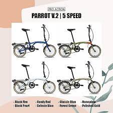 ProAction Parrot 5 speed 16 inch 5speed proaction 16inch seli proaction sepeda lipat