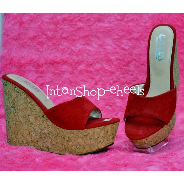 Wedges import e-heels bludru