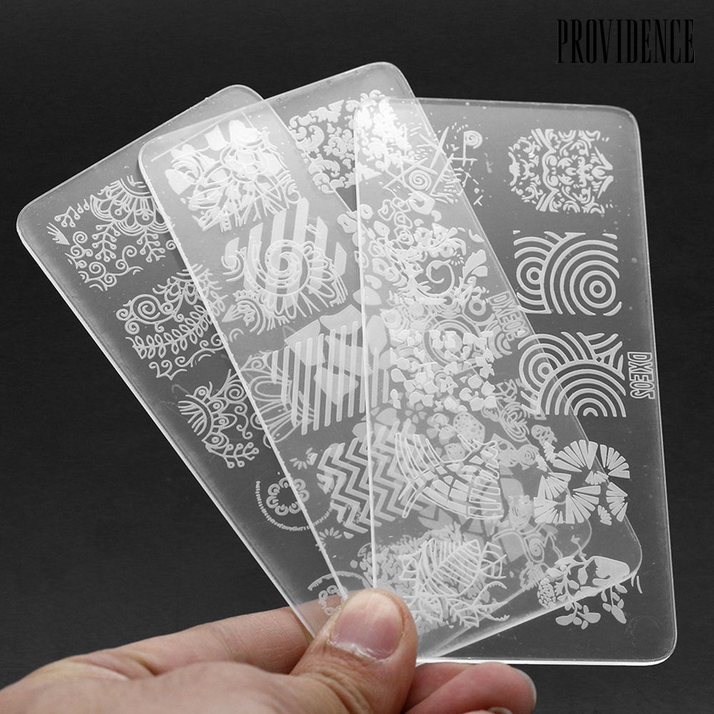 Providence Nail Art Stamping Plate Template Stamper Scraper Manicure Beauty DIY Tools Set