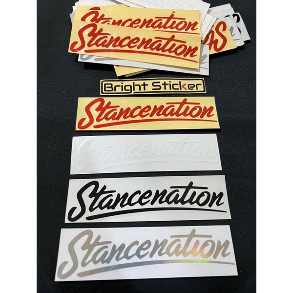 STICKER STANCENATION STICKER MOBIL MOTOR CUTTING