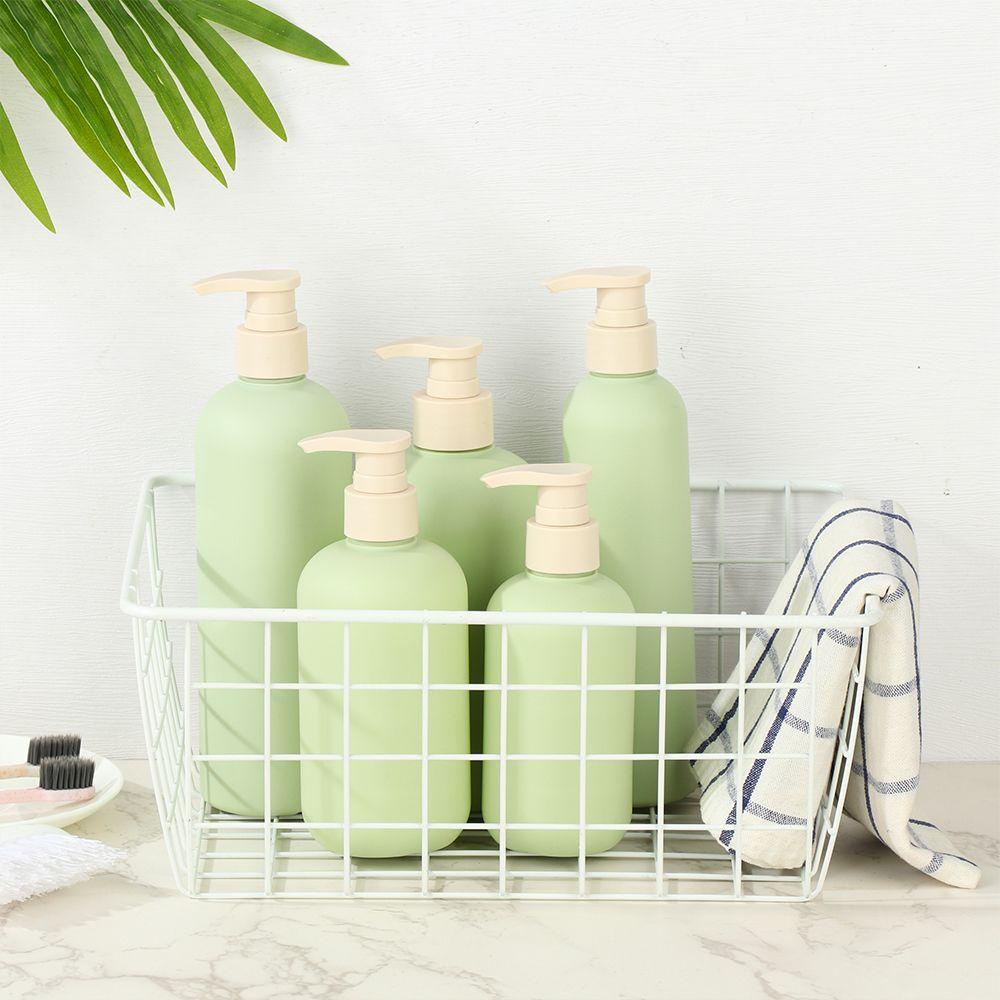 R-flower Foaming Soap Dispenser Plastik Anti Karat Dapur Kamar Mandi Bulat Botol Sabun Lotion