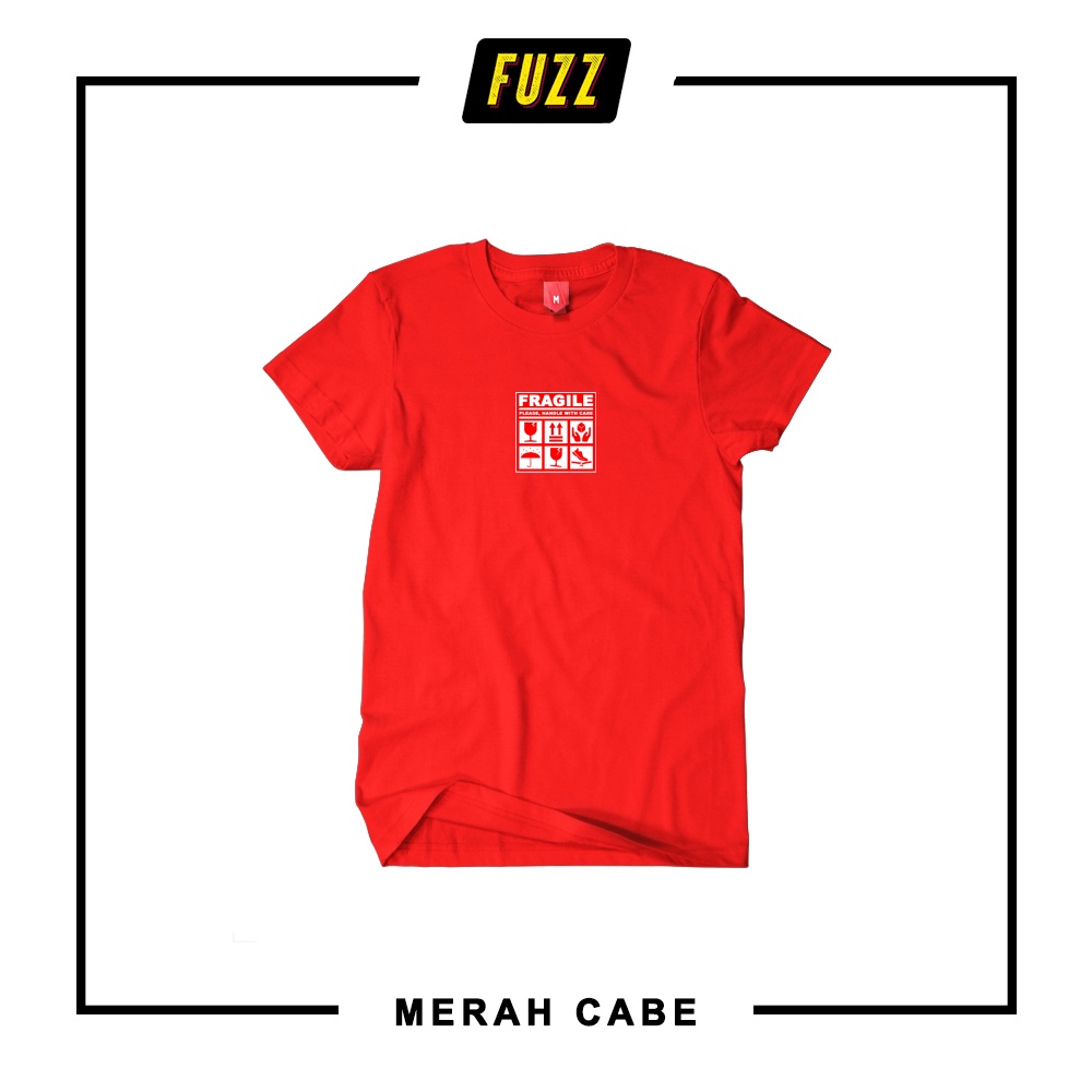 Kaos Fragile Baju Distro Pria Wanita Unik Dan Lucu Mudah Pecah Belah Tumblr Tshirt Oversize