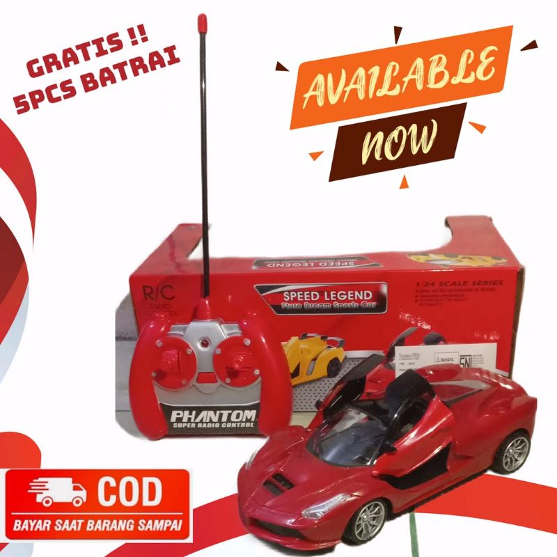 mainan anak mobil remot control/mainan mobil lamborghini/mobil anak murah/mobil remot control COD/ma