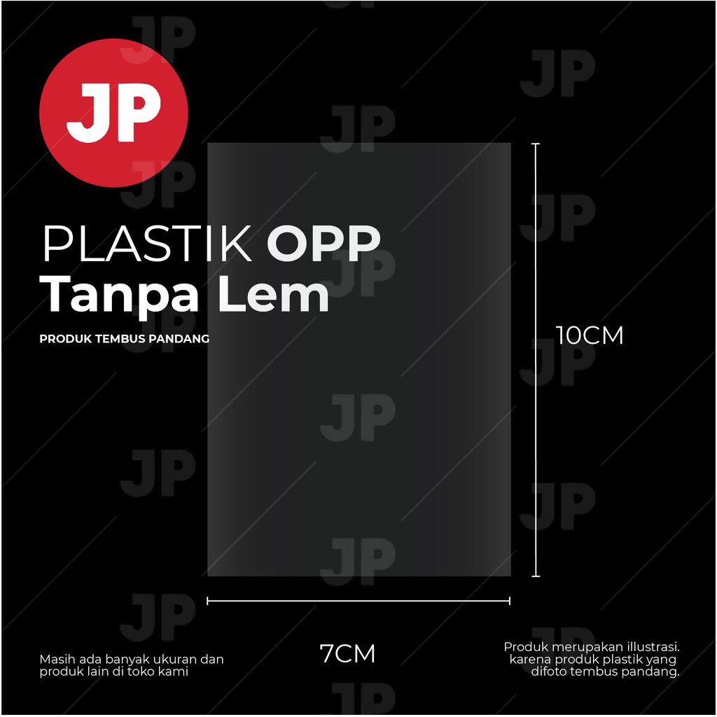 Plastik OPP Kiloan Ukuran 7x10 (Tanpa Lem)  untuk souvenir, packing, dll