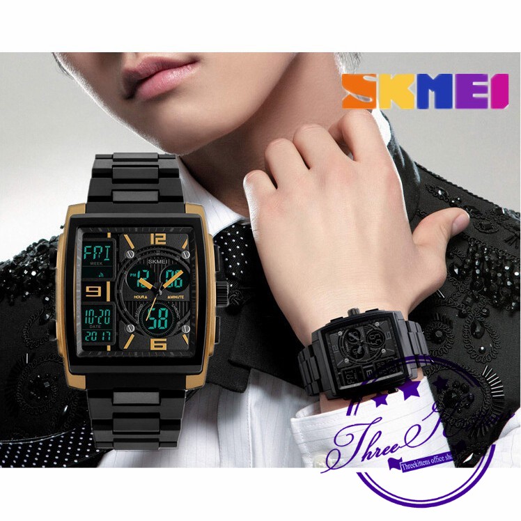 Jam Tangan Pria SKMEI 1274 LED Digital Anti Air Sport 