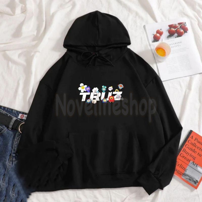  JAKET KPOP HOODIE TREASURE TRUZ KOREAN KPOP PREMIUM FLEECE M - XXL HOODIE WANITA & PRIA-3