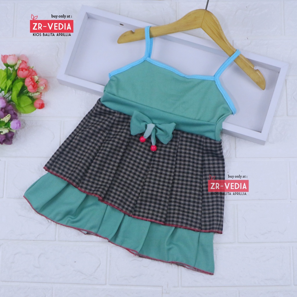 Tanktop  Dress Valerie Uk Bayi - 6 Tahun / Anak Perempuan Murah Dres Pesta Lucu Adem Kensi