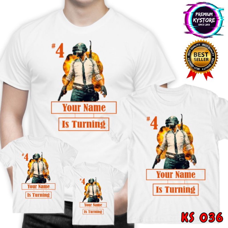 Kaos pria Free fire Couple keluarga anak dan dewasa - Kaos ulang tahun