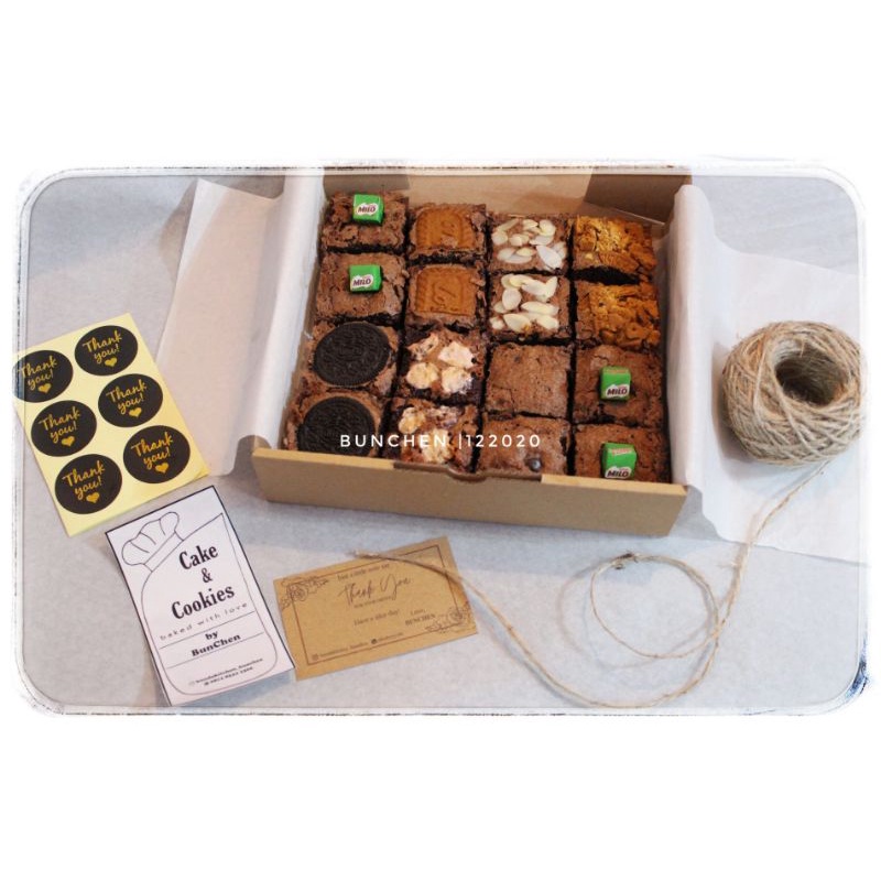 

Fudgy Brownies Sekat - 16 potong