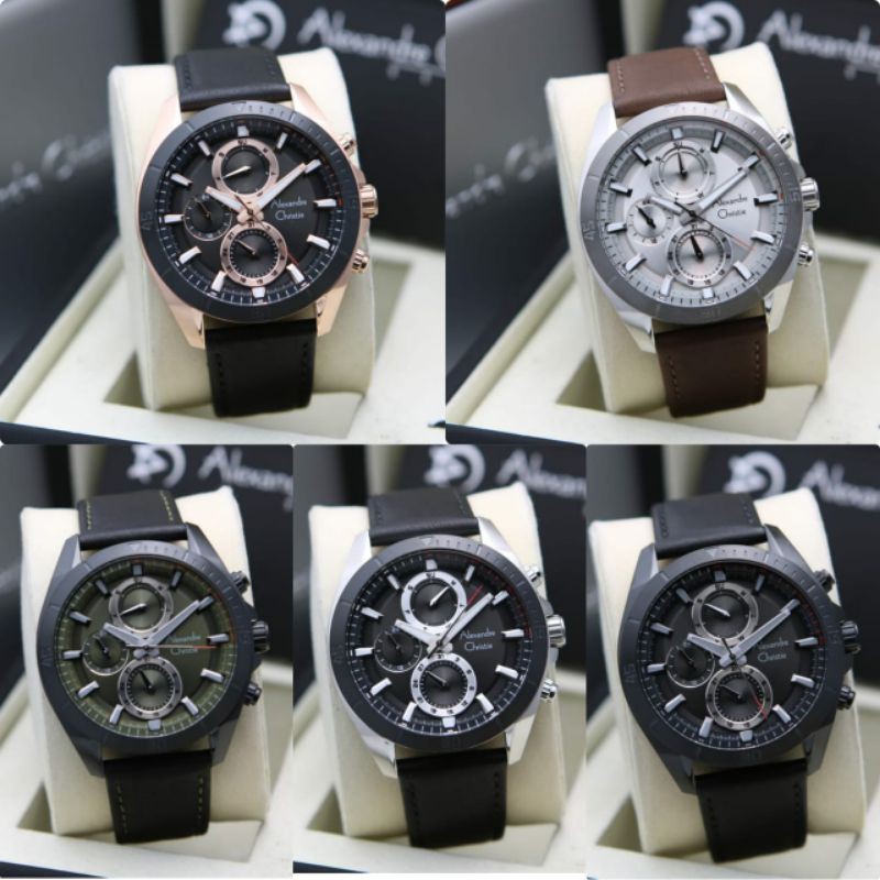 [BEST SELLER✔]JAM TANGAN PRIA ALEXANDRE CHRISTIE AC6581 / AC 6581 ORIGINAL GARANSI RESMI 1TAHUN