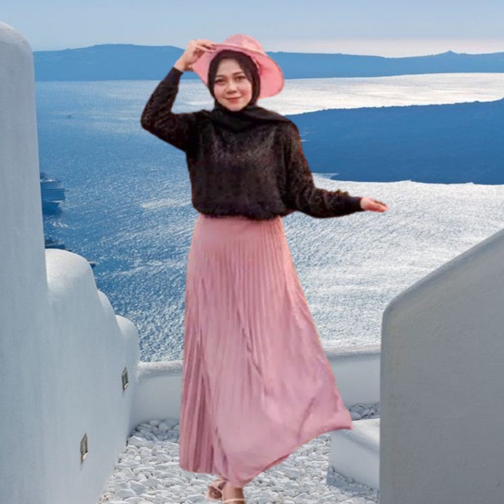 Rok Plisket Premium | Rok Wanita | Bawahan Wanita-6