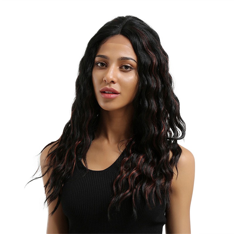 Ready Stock 16inch Synthetic Lace Front Wig Long Hair Afro