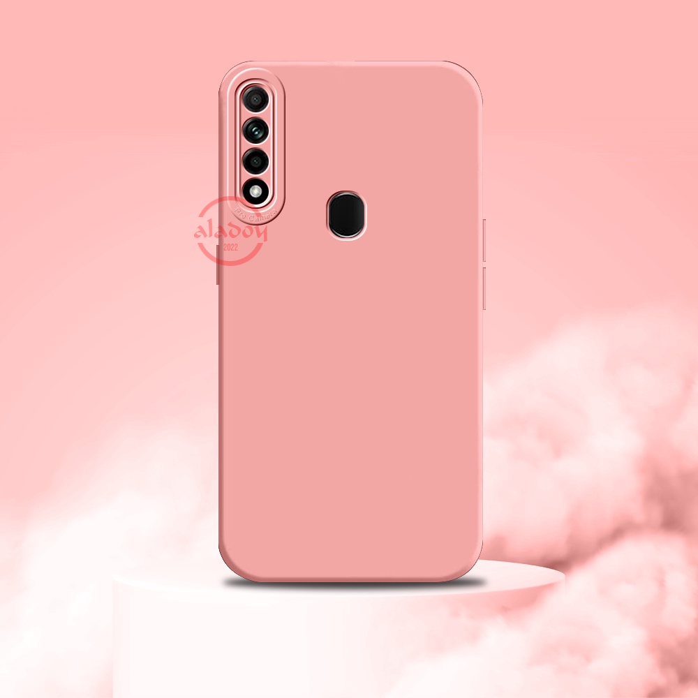 Soft Case Oppo A8 , Oppo A31 Case Liquid Silicone Pro Camera Premium Casing