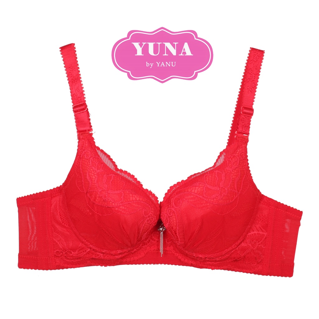 YUNA | 32A - 36A |  Push Up  Bra Brukat Kawat Yuna  X Inshowan 2515