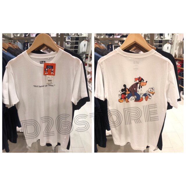 kaos uniqlo mickey mouse