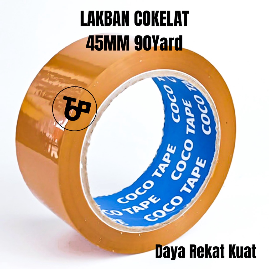 

Lakban Coklat Super 90 yard 45mm Murah Tebal Setara Daimaru