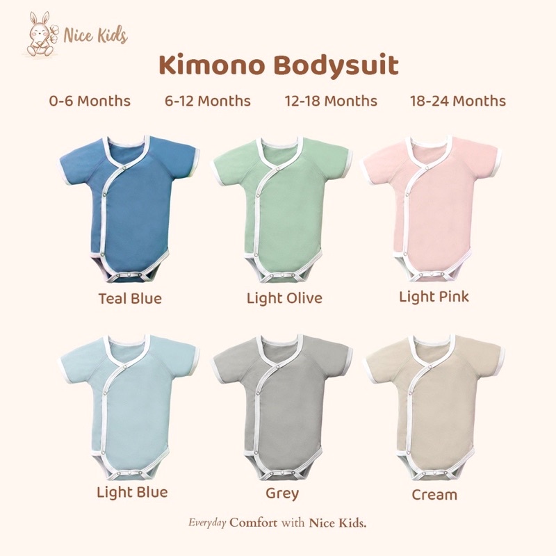 Nice Kids Kimono Bodysuit NB-2thn / Jumper Kimono Bayi