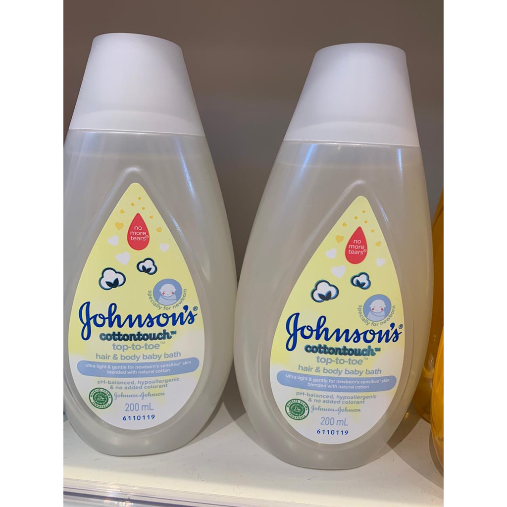 Johnsons Baby Cottontouch Hair and Body Baby Bath Top To Toe 200 ML