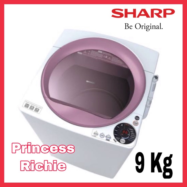  Mesin  cuci  Sharp  9kg 1  Tabung  Top loading Shopee Indonesia