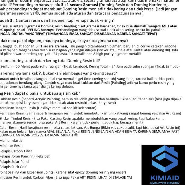 

Doming Resin - 400 Gr - Sticker Timbul Resin - Stiker Timbul Lentur