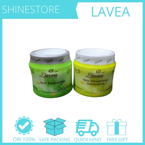 LAVEA pelurus rambut SMOOTINGObat Smoothing Rambut Lavea / Pelurus Rambut Paket isi 2pcs Rebonding L