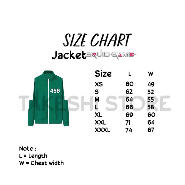 Squid game jaket korean series drakor