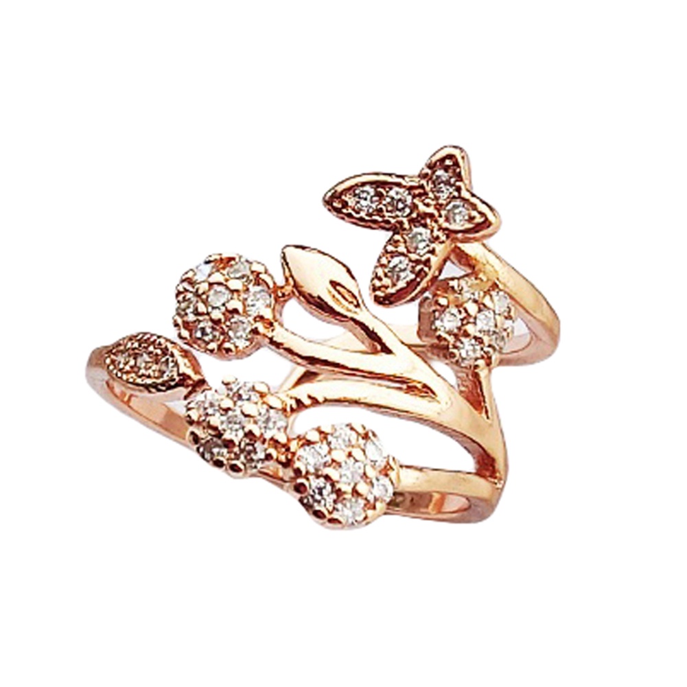 Hu Hu Hu Hu Hu Alat Bantu Pasang Kacamata♡ Perhiasan Cincin Tunangan Desain Kupu-Kupu Warna Silver Untuk Wanita